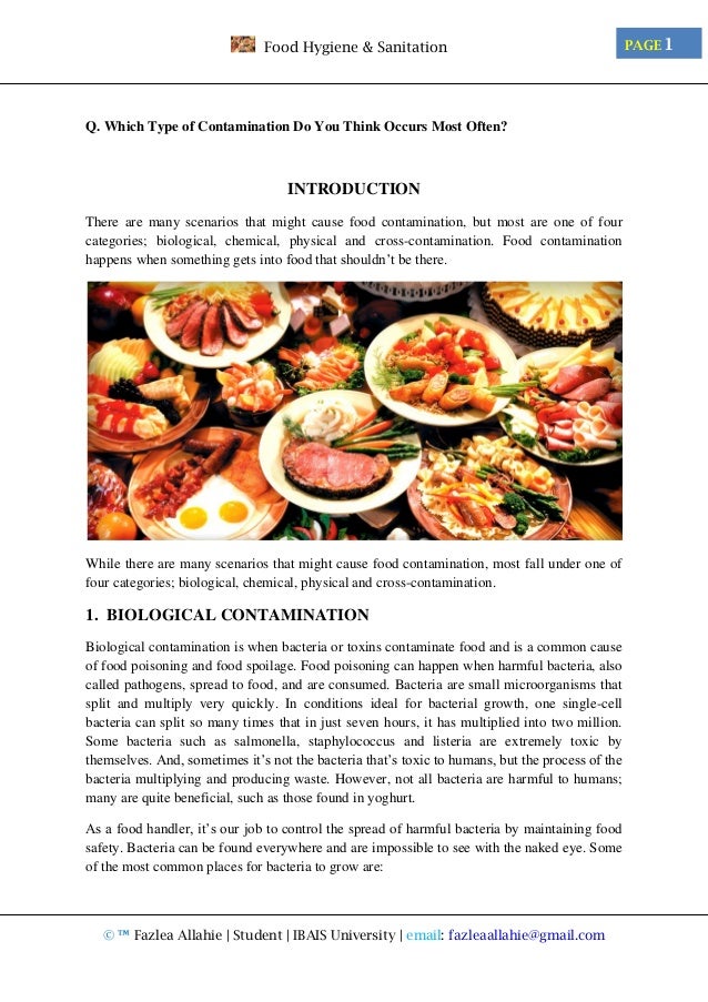 What Is A Thesis Statement In An Essay Examples Food May Be Contaminated By Bacteria Viruses Environmental Toxins Essay About A Tradition Job Interviews Epigraphs For Essay Technology English Essay Friendship also Sample Essay Topics For High School Essay About Food Poisoning Essay Paper Homework Help High School Essay Writing